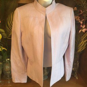 Tahari open pleated fitted lavendr blazer Small 10